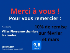 Villas Floryanne chambre les landes